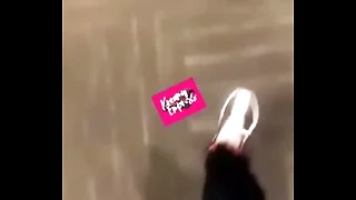 Being by hostess with toy attached